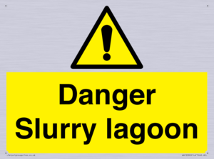 Danger Slurry lagoon